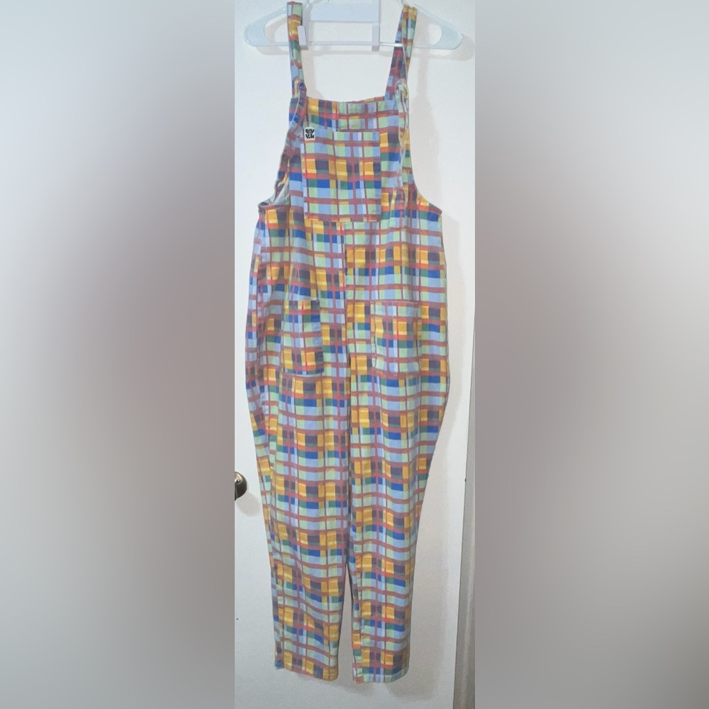 Lucy & Yak Multicolor Checkered Jumpsuit
